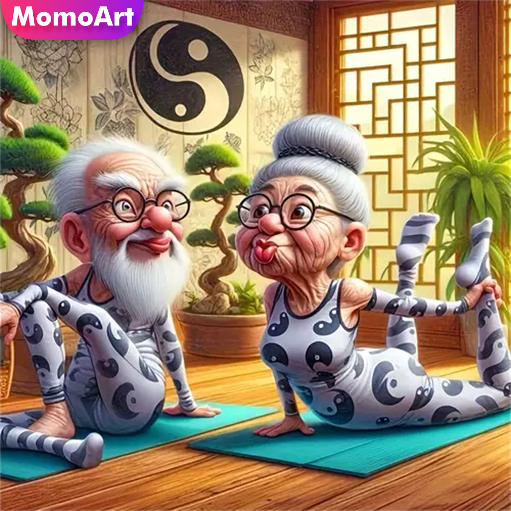 Embroidery Room - Momoart كبار السن الماس الفسيفساء زوجين