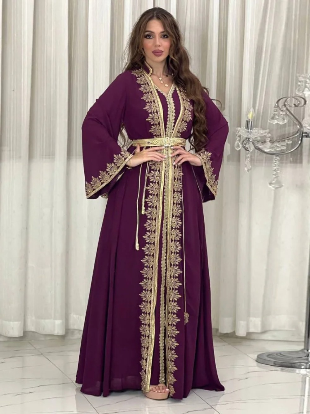 Embroidery Arabic - فساتين حفلات نسائية إسلامية ، جلابية