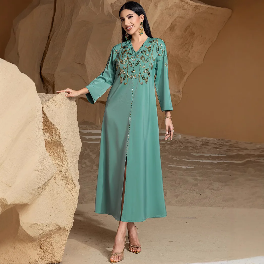 Embroidery Arabic - عبايات دبي للنساء، فستان حفلات، جلابية