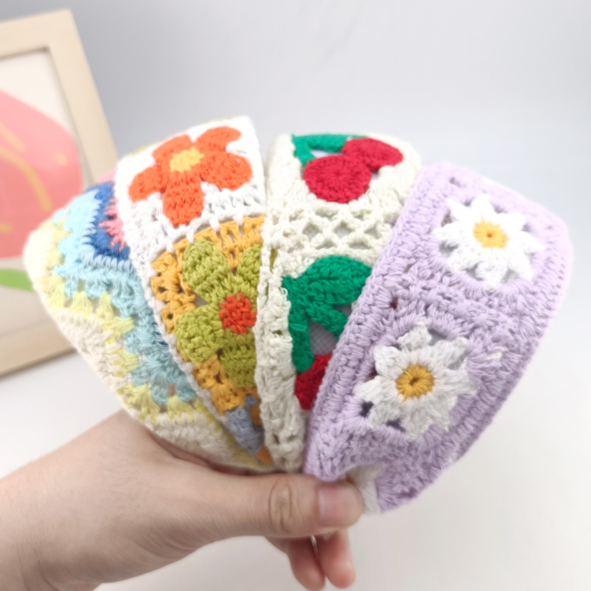 Embroidery Hooping - الحلو زهرة التطريز فتاة الشعر الأطواق