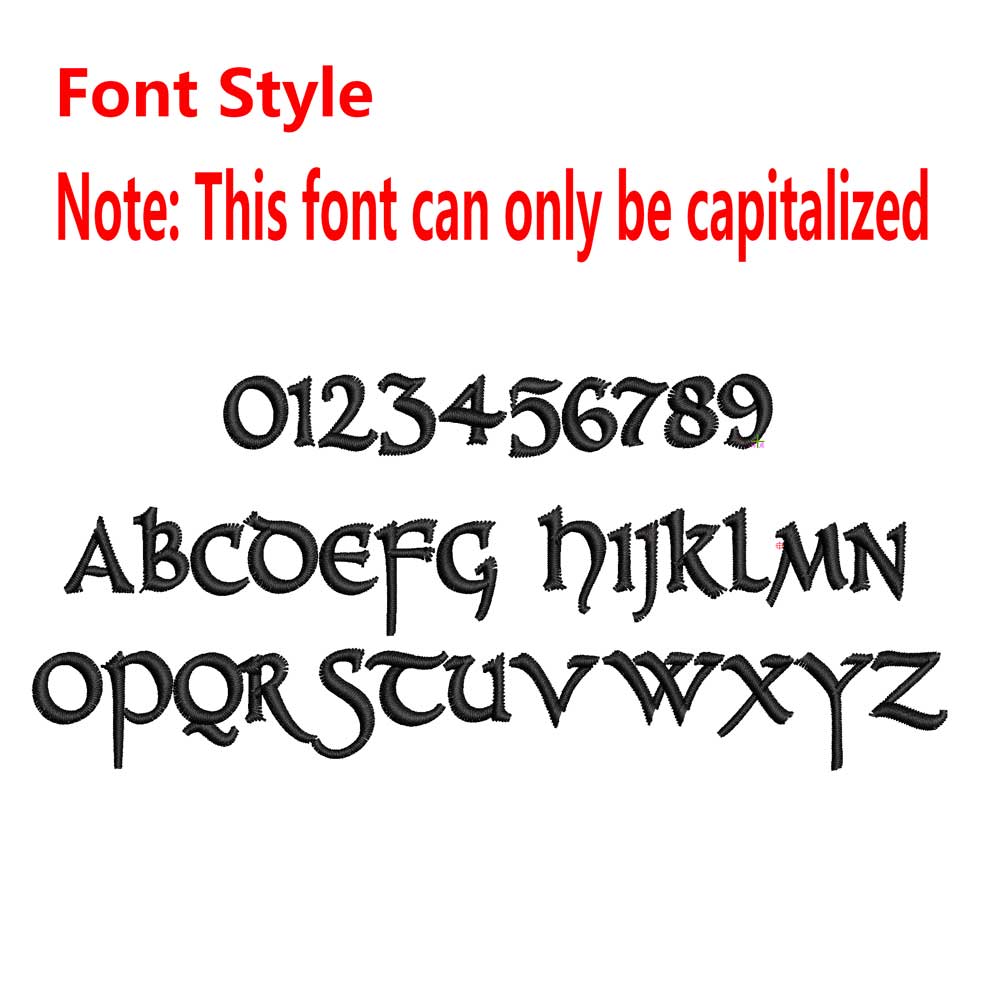 خطوط خاصة مخصصة سلسلة مفاتيح م - مراجعة Embroidery Font Free وسعره
