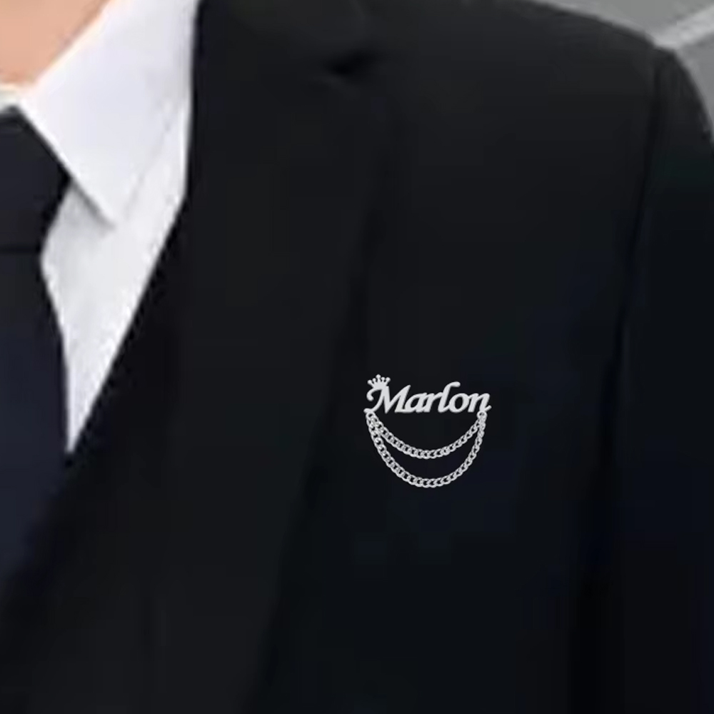 شخصية اسم بروش تخصيص تاج دبابي - مراجعة Embroidery Names وسعره