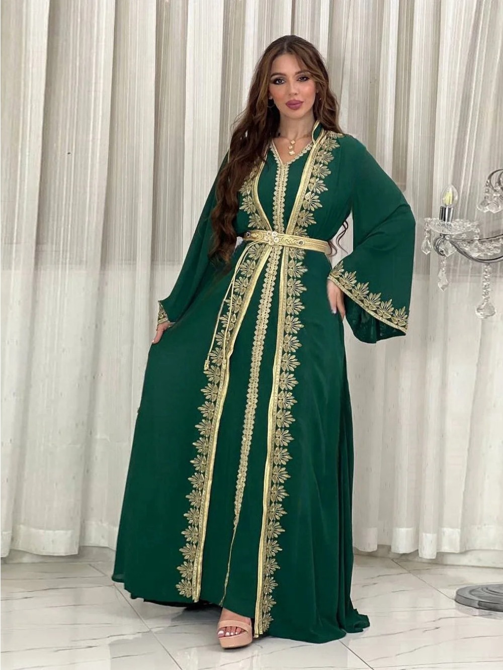فساتين حفلات نسائية إسلامية ،  - مراجعة Embroidery Arabic وسعره