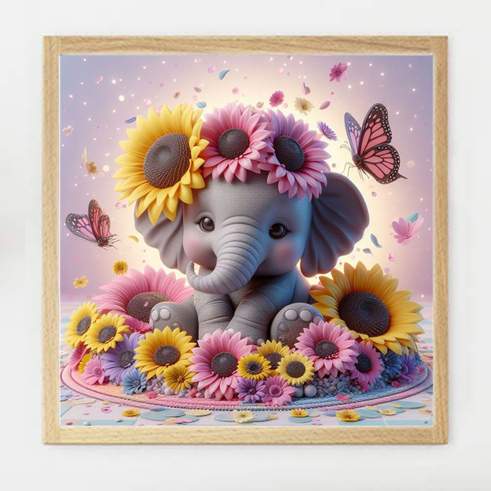 لوحة ماسية من Evershine-Elepha - مراجعة Embroidery Room وسعره
