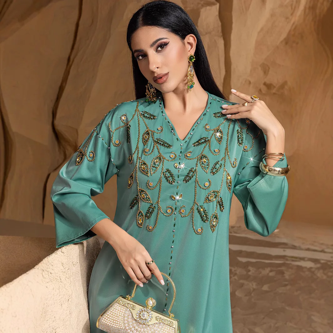عبايات دبي للنساء، فستان حفلات - مراجعة Embroidery Arabic وسعره
