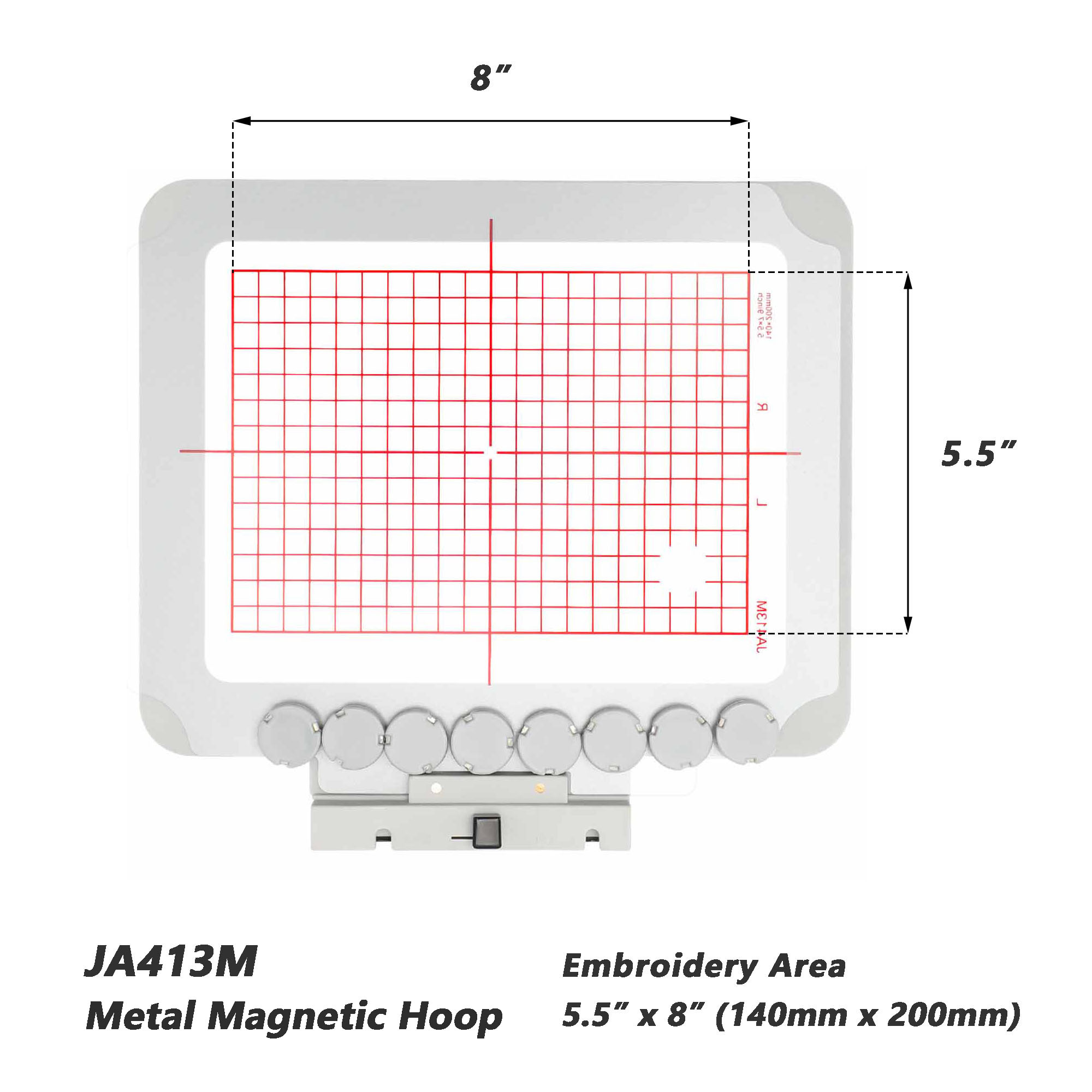 طوق مغناطيسي لـ Janome MC 500E - مراجعة Embroidery Generator وسعره