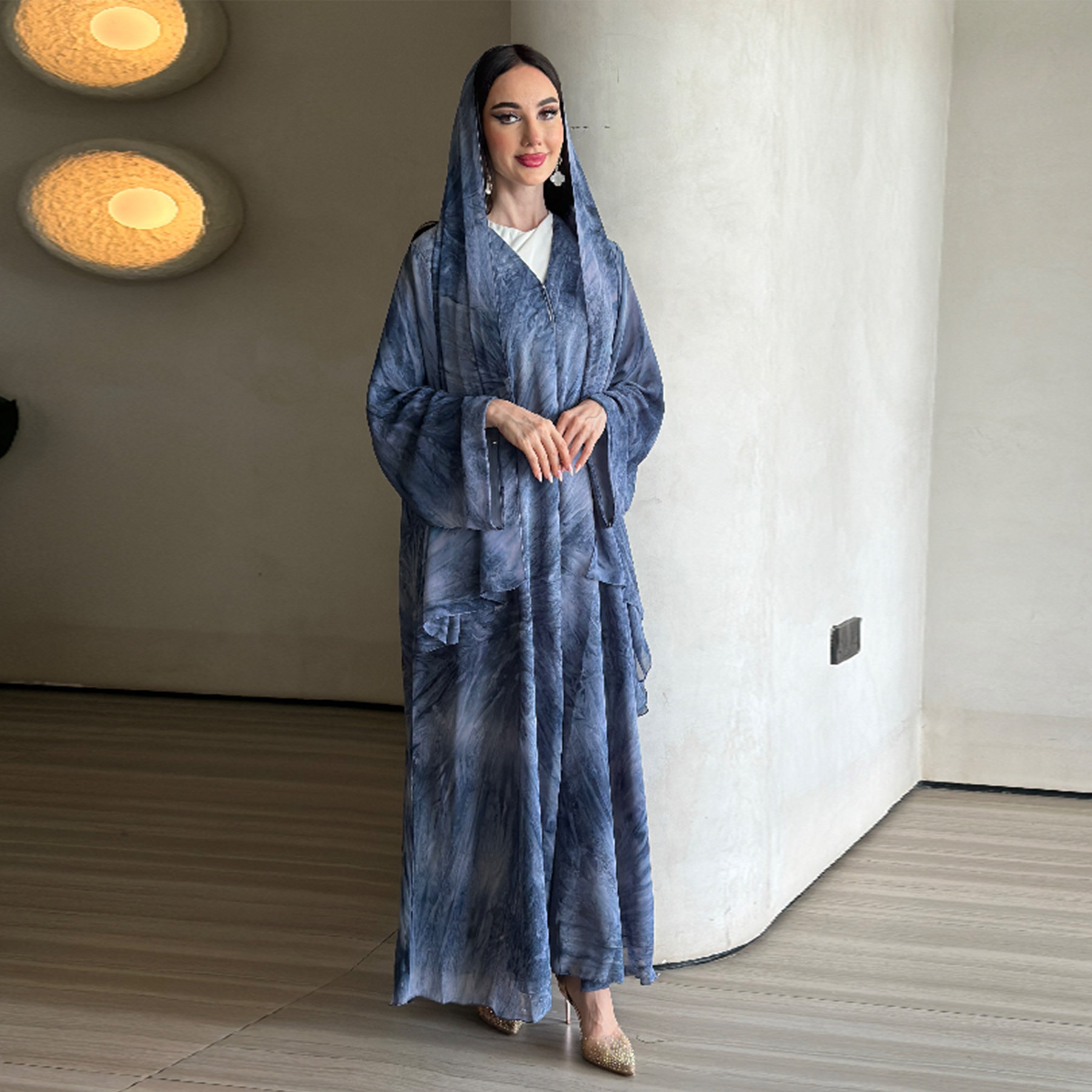 عباية نسائية بتصميم كارديجان،  - مراجعة Embroidery Arabic وسعره
