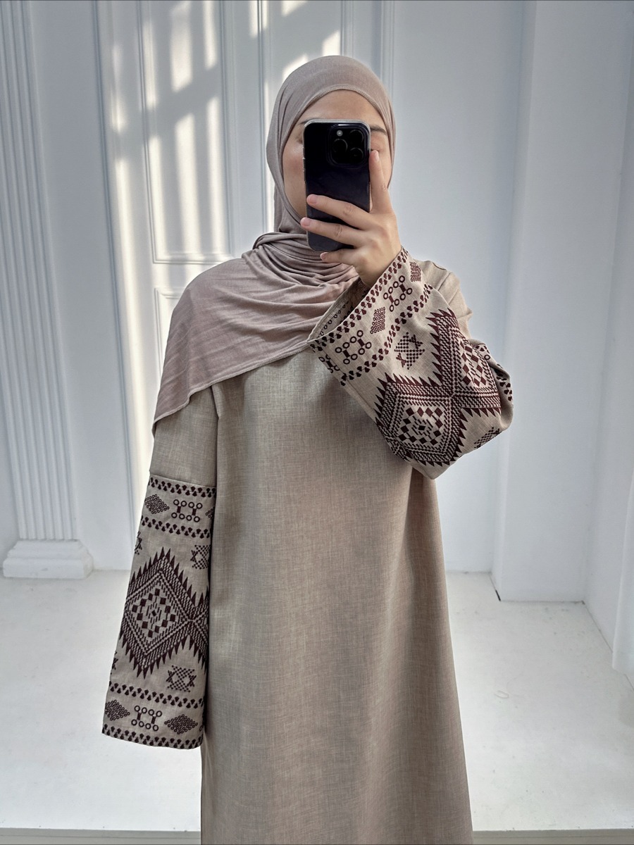 عباية إسلامية للعيد للنساء فسا - مراجعة Embroidery Arabic وسعره