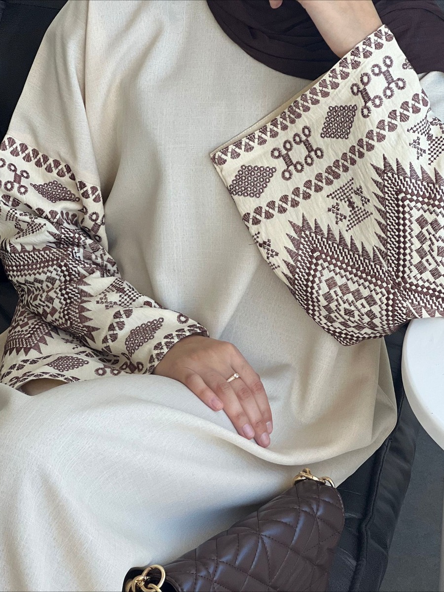 عباية إسلامية للعيد للنساء فسا - مراجعة Embroidery Arabic وسعره